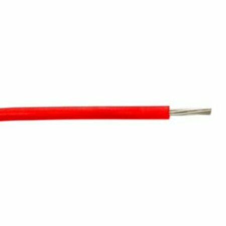 SEQUEL WIRE & CABLE 18 AWG, UL 1007 Lead Wire, 16 Strand, 105C, 300V, Tinned copper, PVC, Red, Sold by the FT F180411202